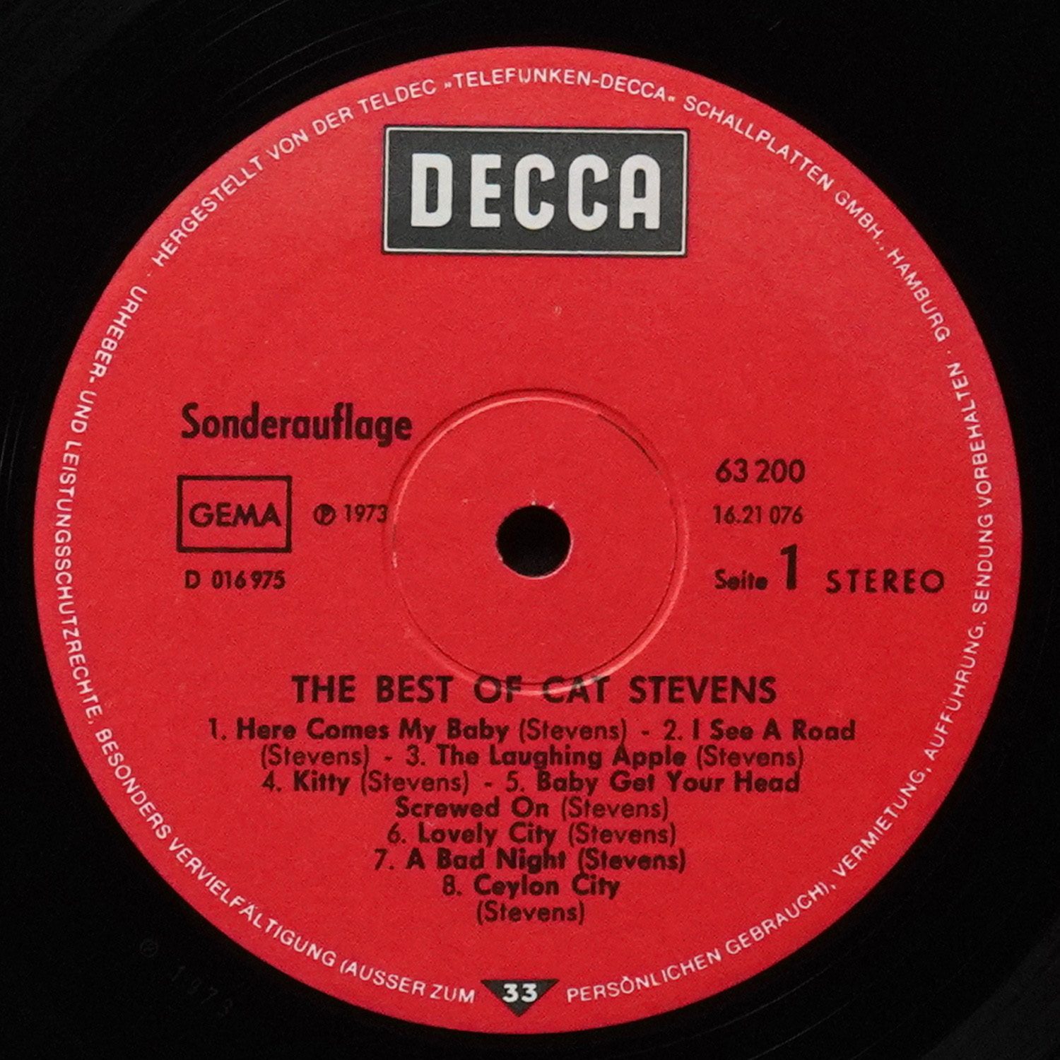 LP Cat Stevens — Best Of Cat Stevens (клубное издание) фото 2