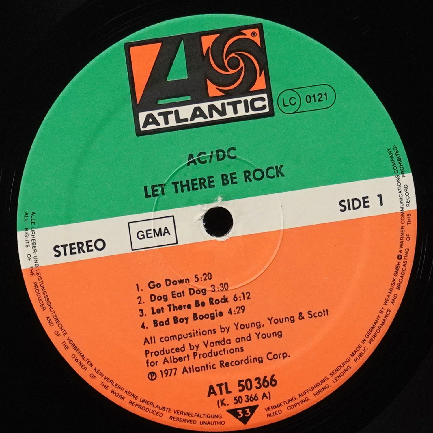 LP AC/DC — Let There Be Rock фото 3