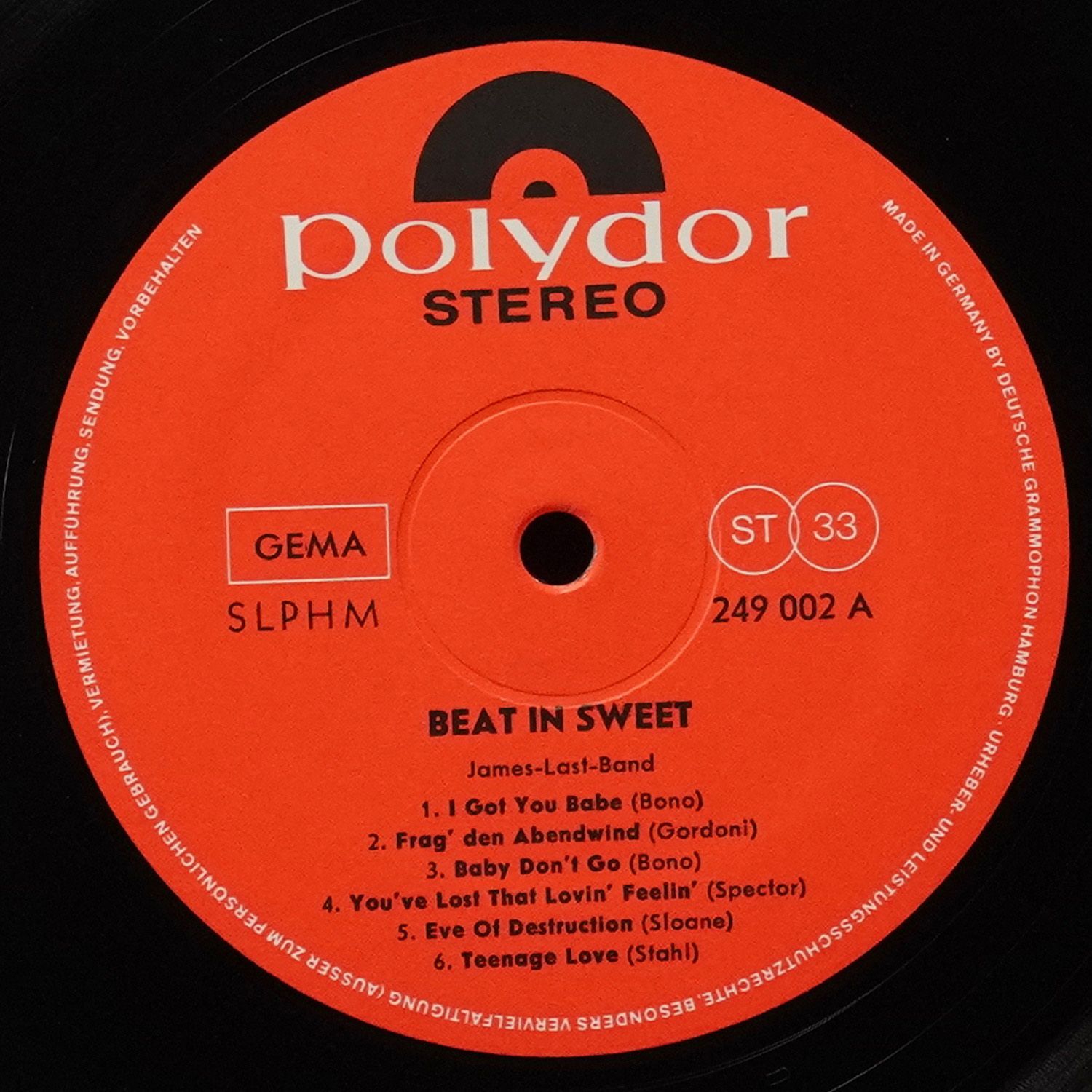LP James Last Band — Beat In Sweet фото 2