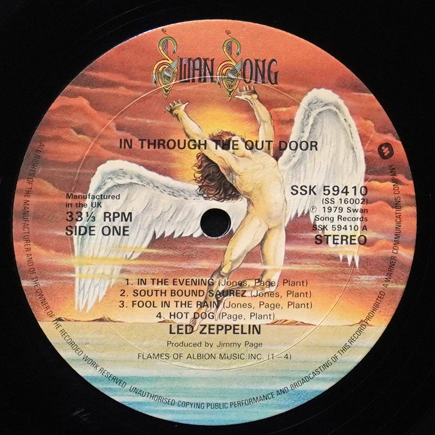 LP Led Zeppelin — In Through The Out Door фото 3