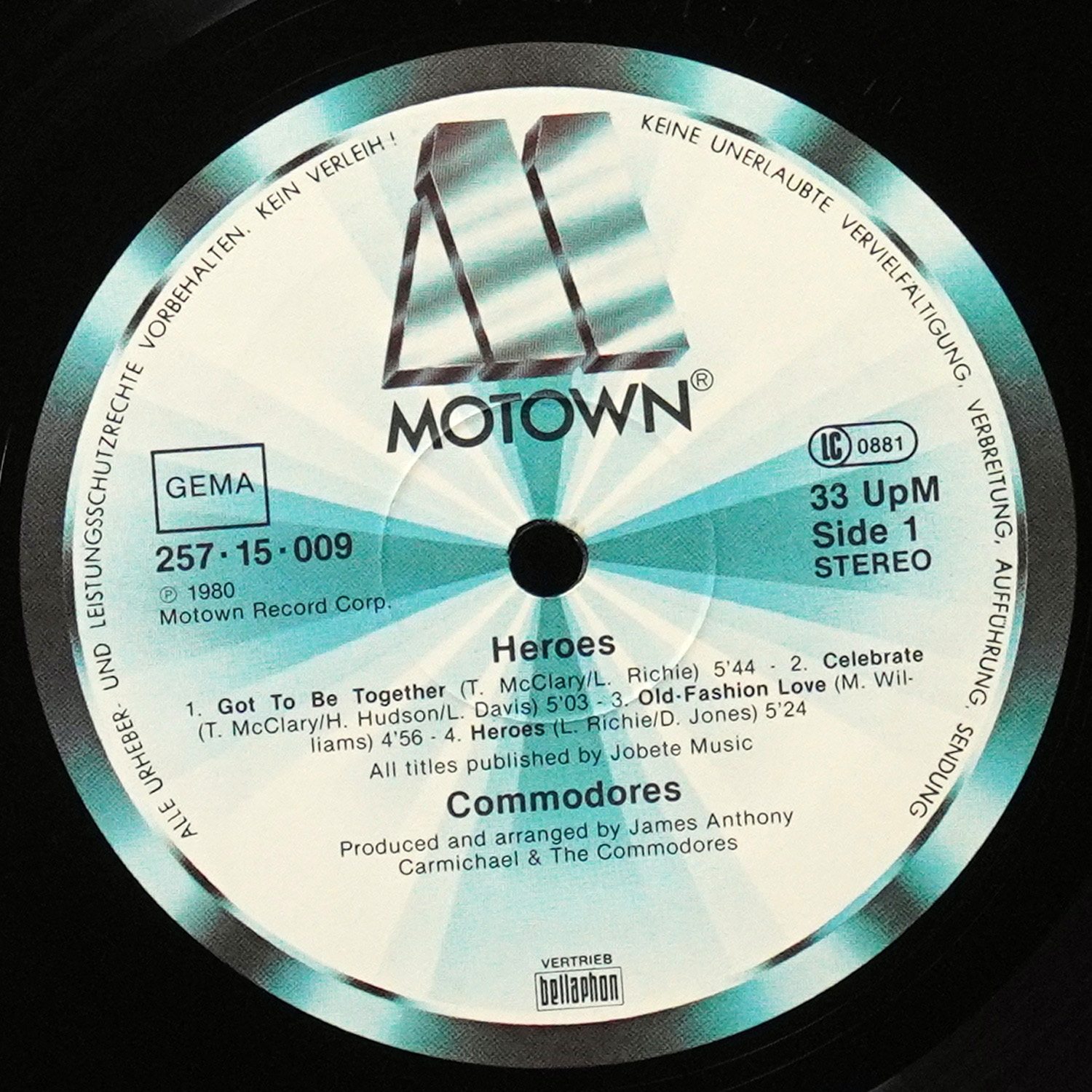 LP Commodores — Heroes фото 2