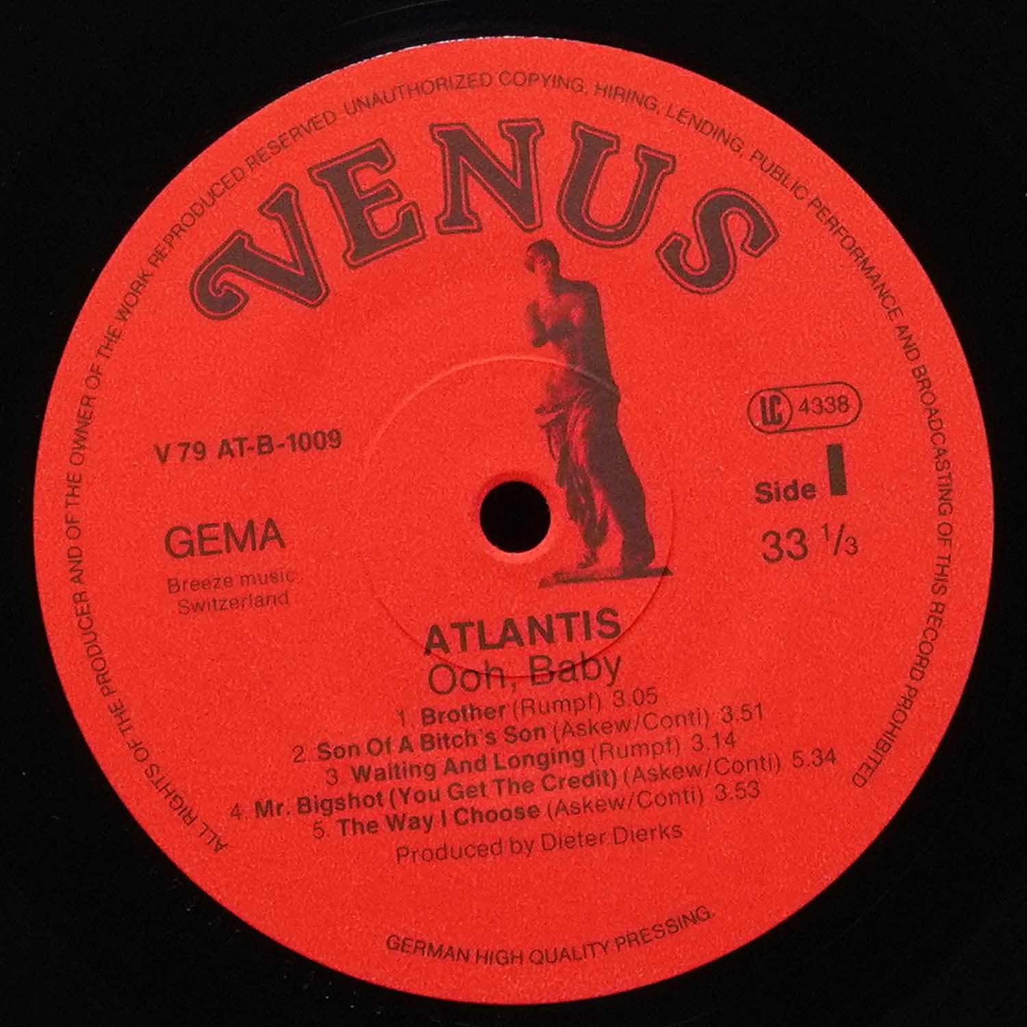 LP Atlantis — Ooh, Baby фото 3
