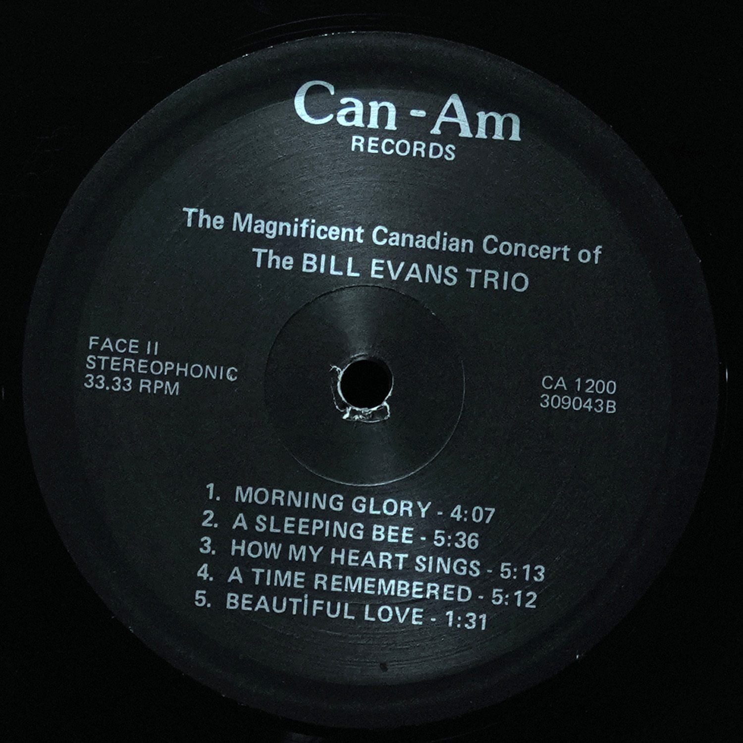LP Bill Evans — Canadian Concert of Bill Evans фото 4