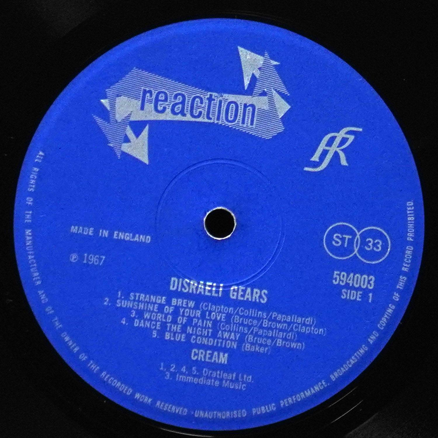 LP Cream — Disraeli Gears фото 3