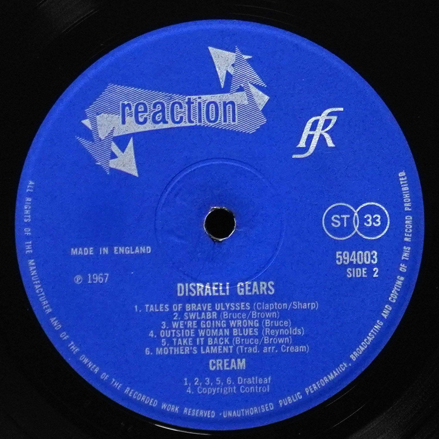 LP Cream — Disraeli Gears фото 4