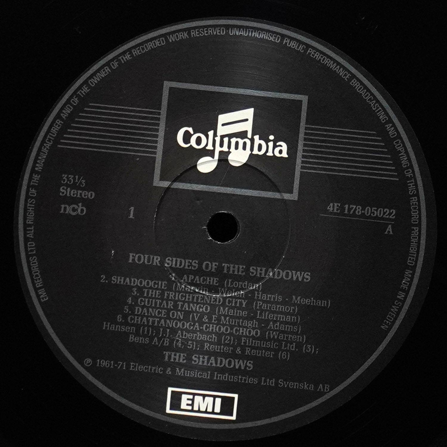 LP Shadows — Four Sides Of Shadows (2LP) фото 2