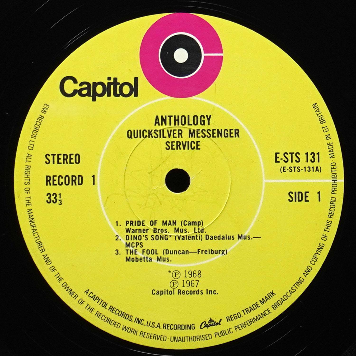 LP Quicksilver Messenger Service — Anthology (2LP) фото 3
