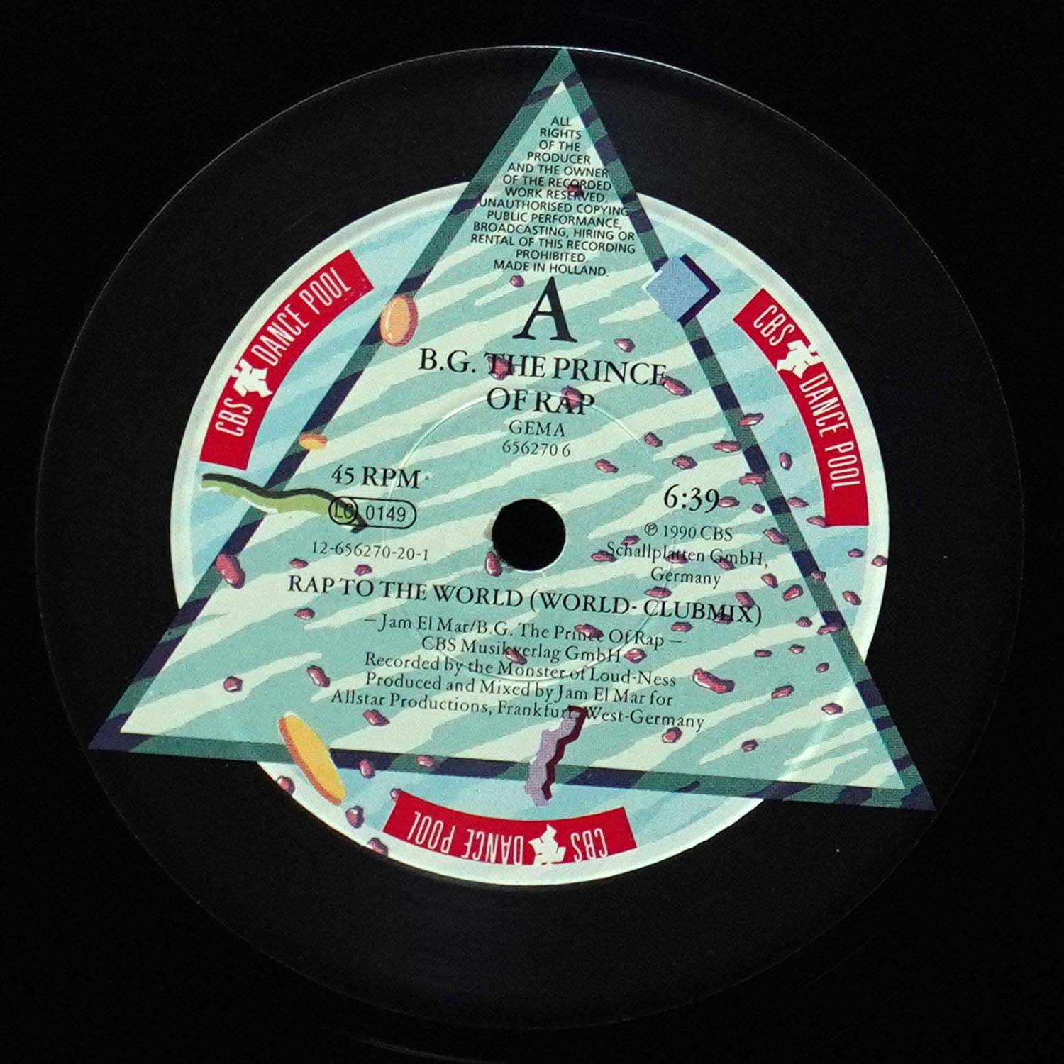 LP B.G. The Prince Of Rap — Rap To The World фото 2