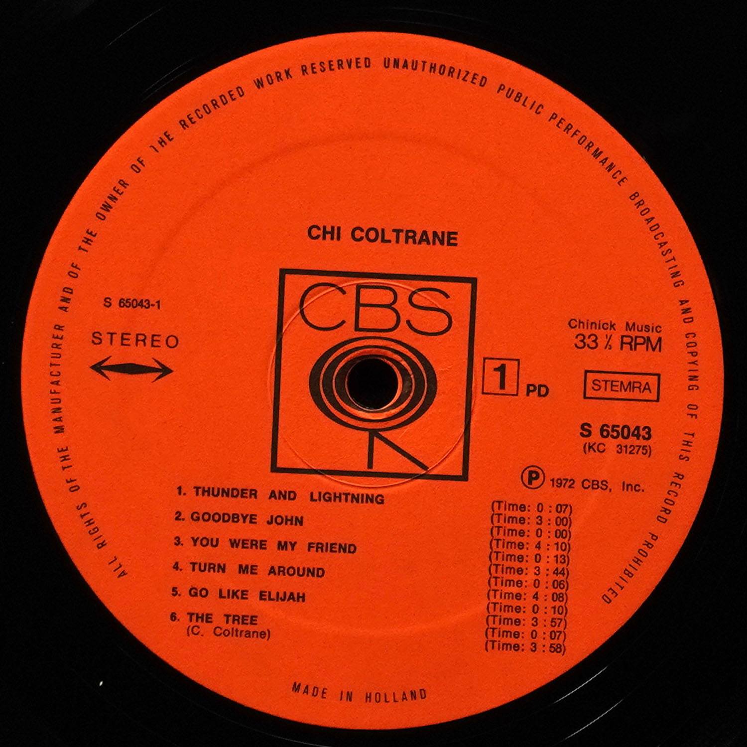 LP Chi Coltrane — Chi Coltrane фото 2