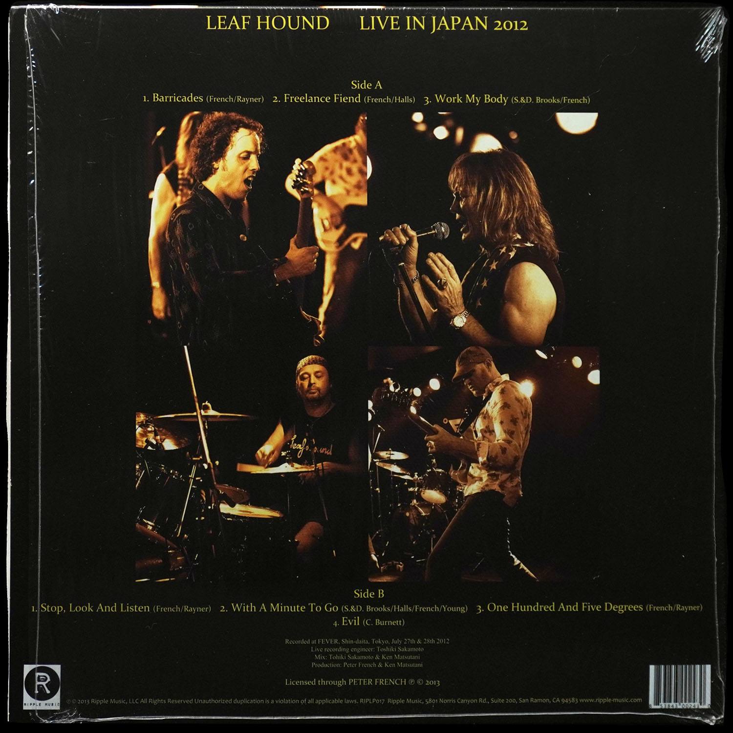 LP Leaf Hound — Live In Japan 2012 фото 2