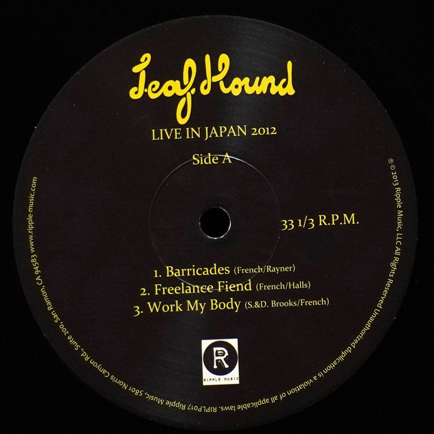 LP Leaf Hound — Live In Japan 2012 фото 3