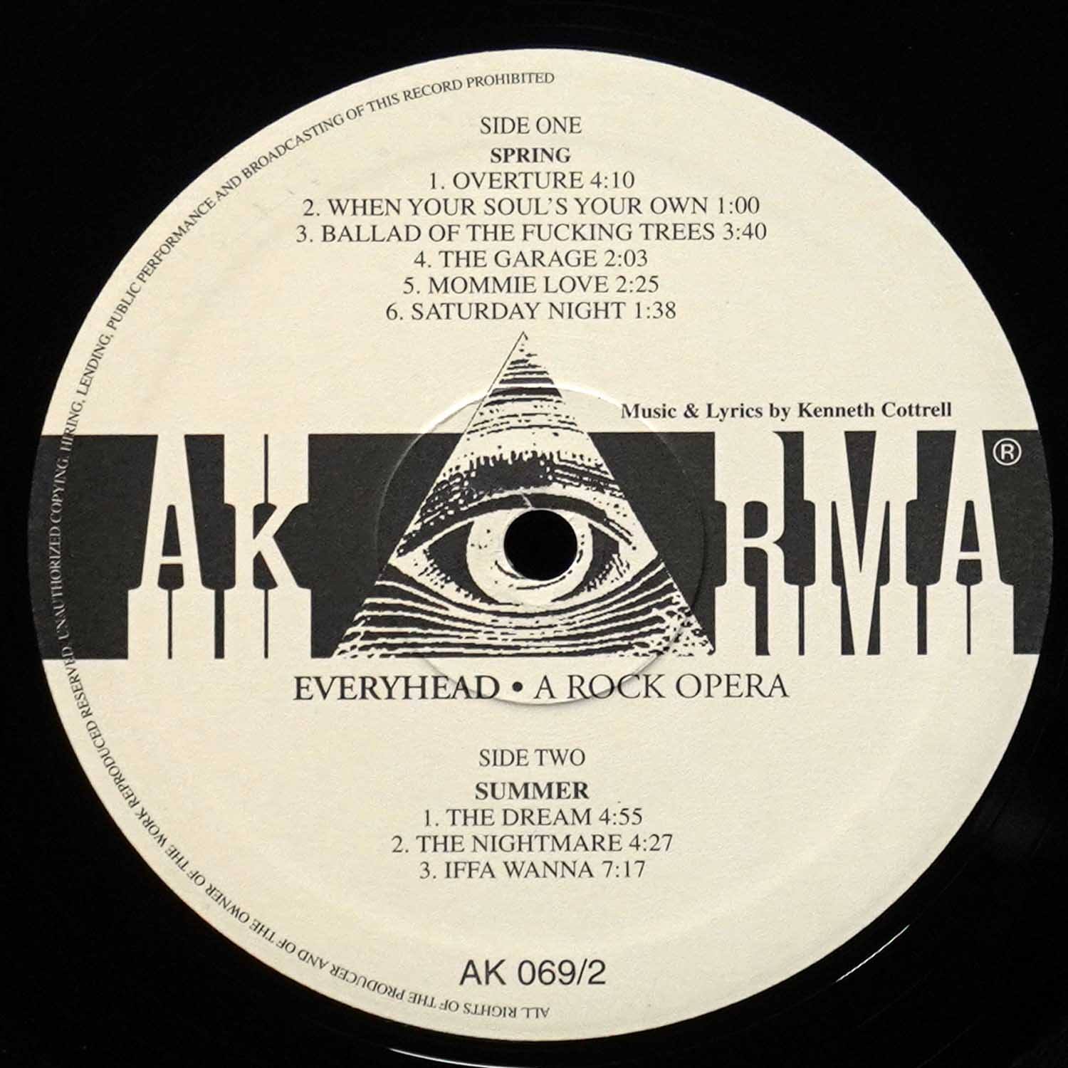 LP Everyhead — A Rock Opera (2LP) фото 2