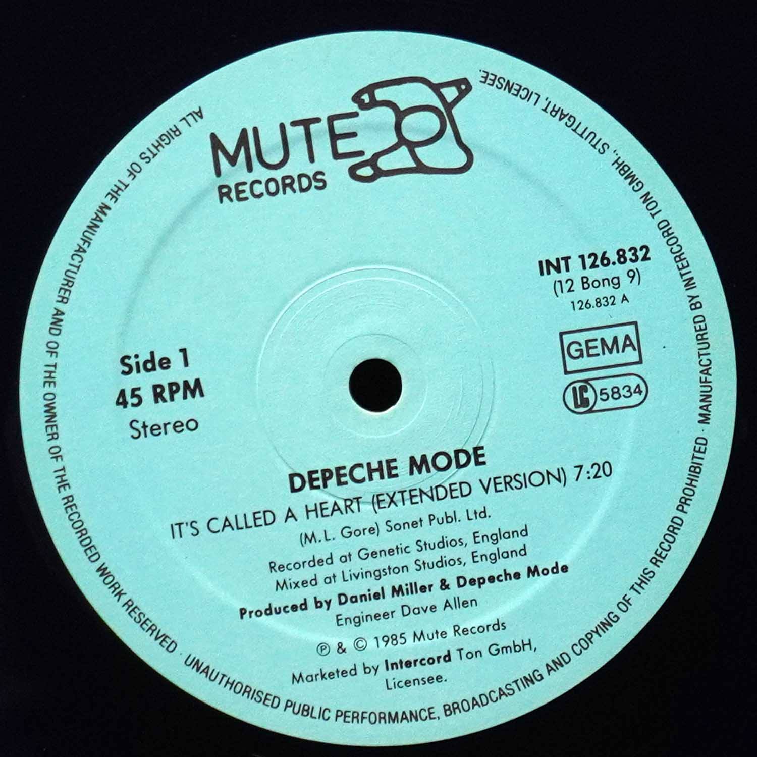 LP Depeche Mode — It's Called A Heart (Extended) (цветной винил, макси сингл) фото 3