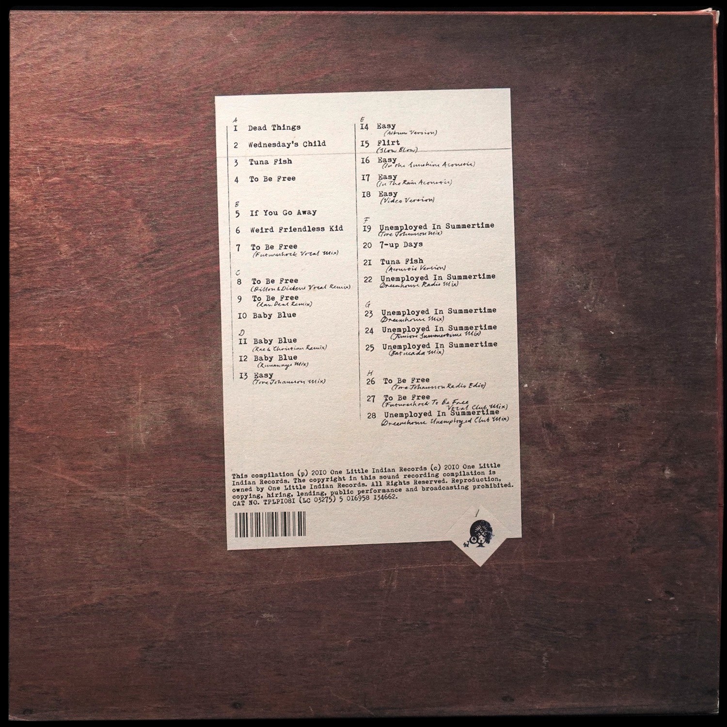 LP Emiliana Torrini — Rarities (4LP-бокс) фото 2