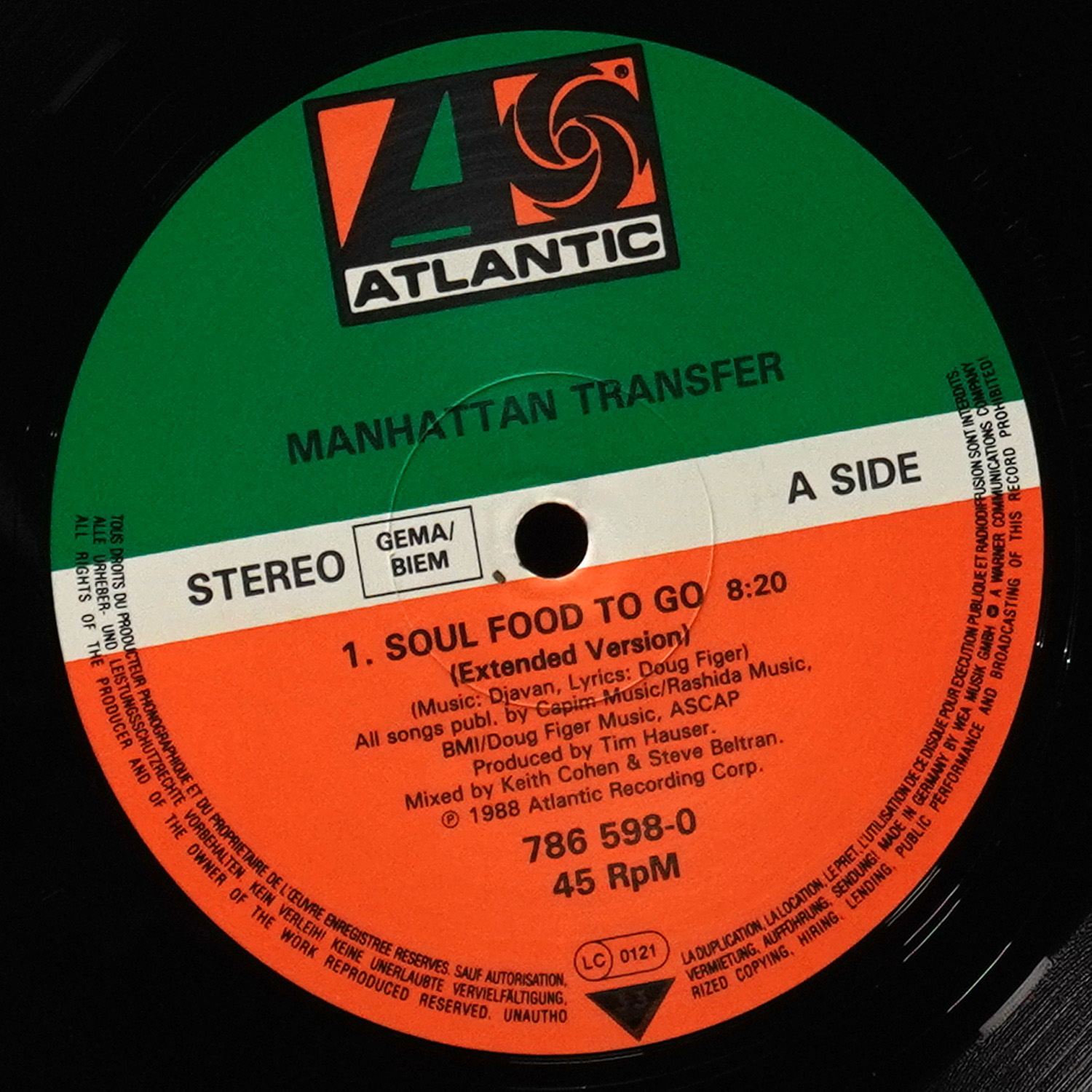 LP Manhattan Transfer — Soul Food To Go фото 2