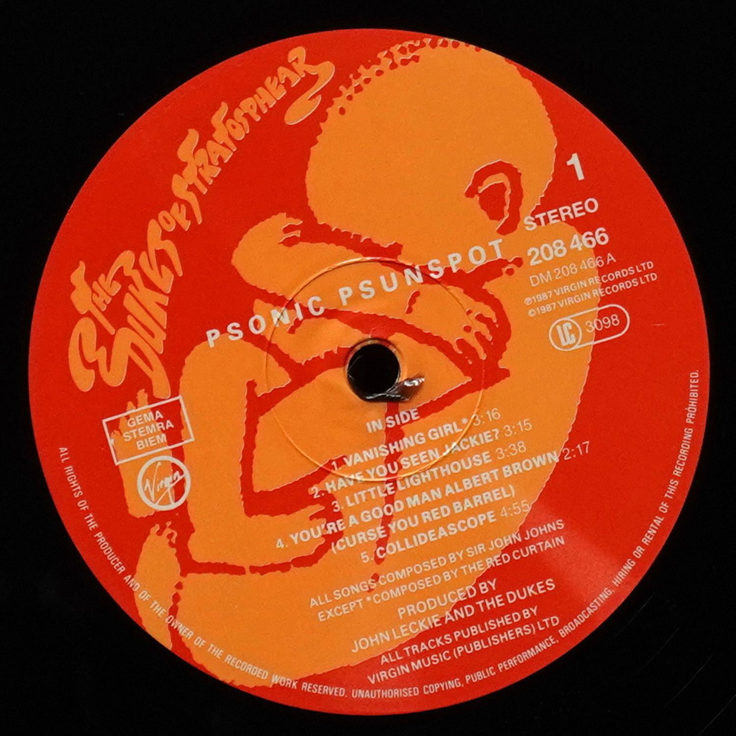LP Dukes Of Stratosphear — Psonic Psunspot фото 3