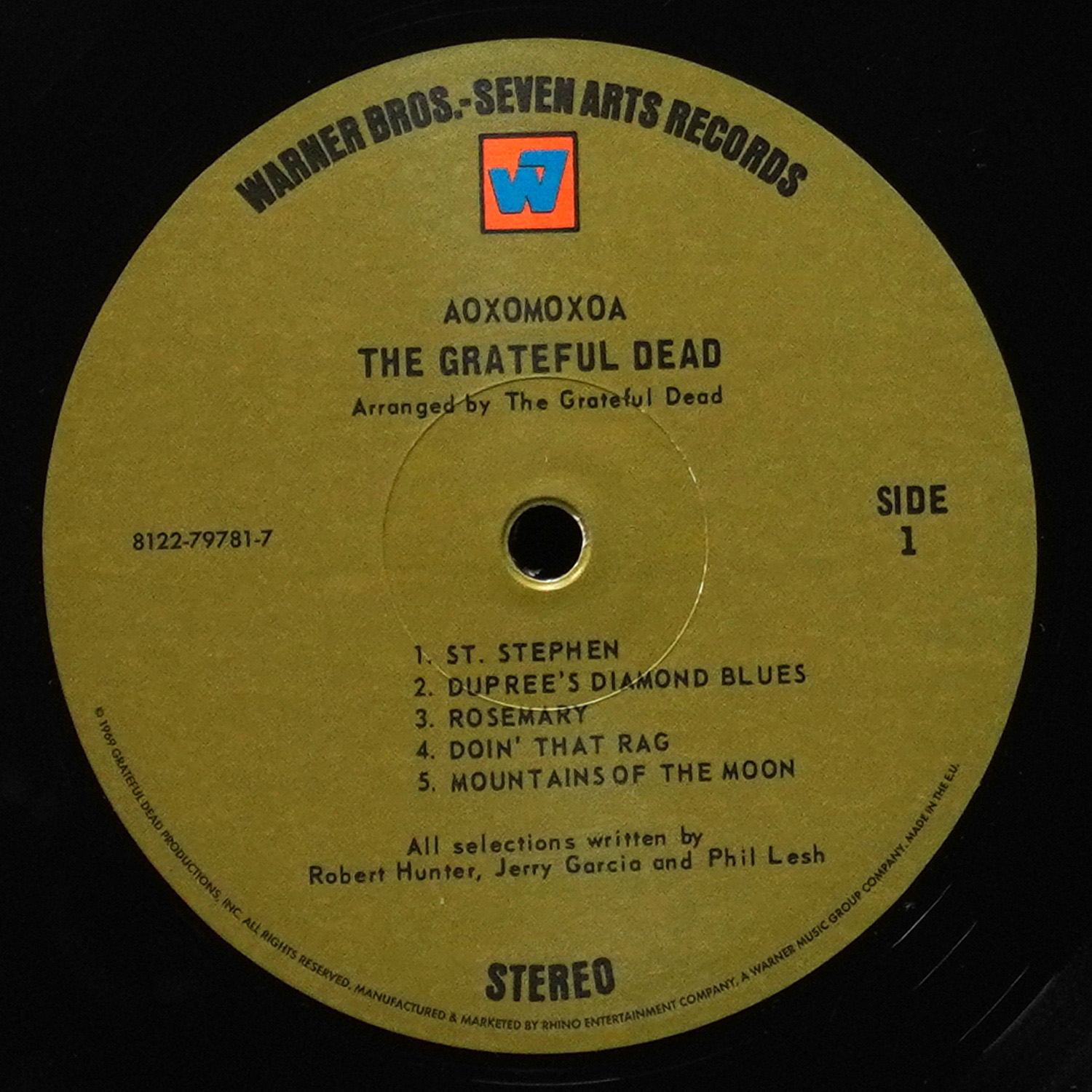 LP Grateful Dead — Aoxomoxoa фото 3