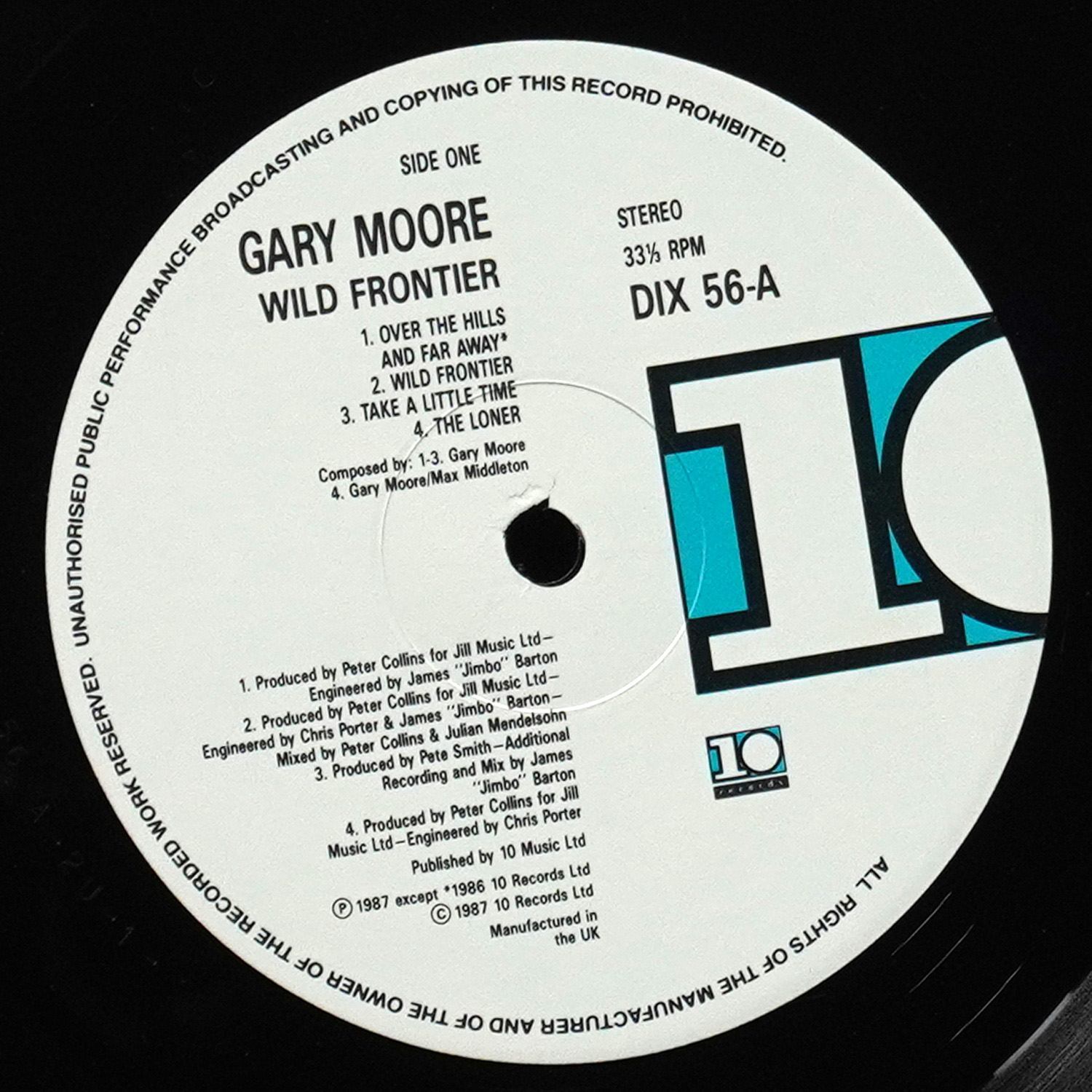 LP Gary Moore — Wild Frontier фото 3