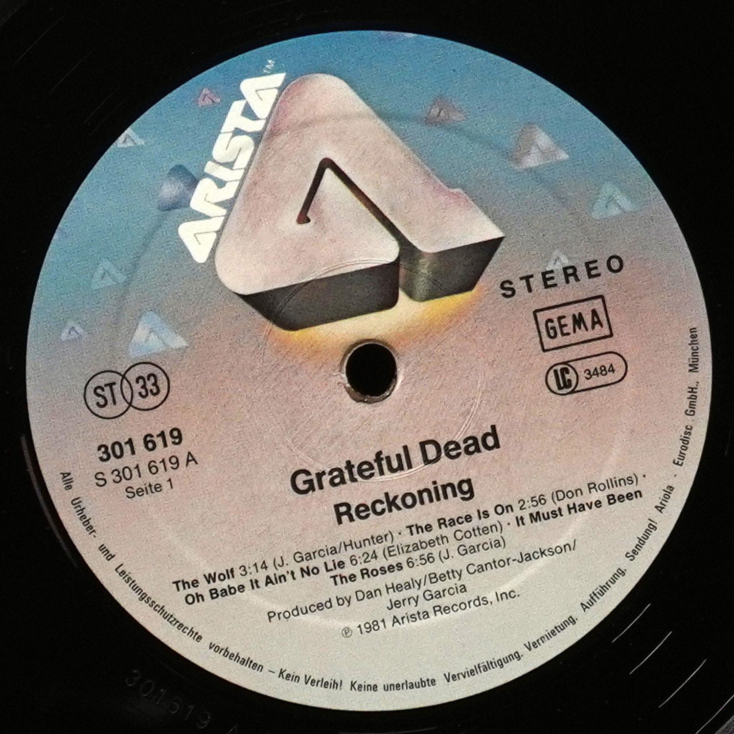 LP Grateful Dead — Reckoning (2LP) фото 3