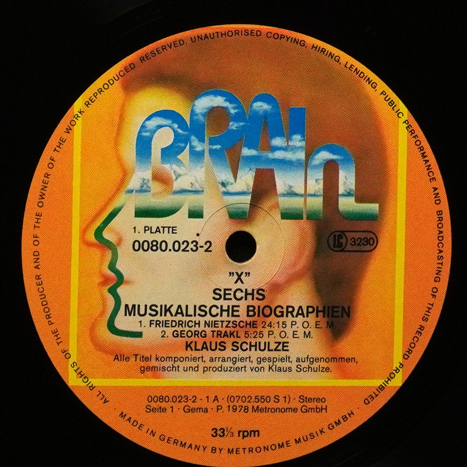 LP Klaus Schulze — X (2LP, + буклет) фото 3