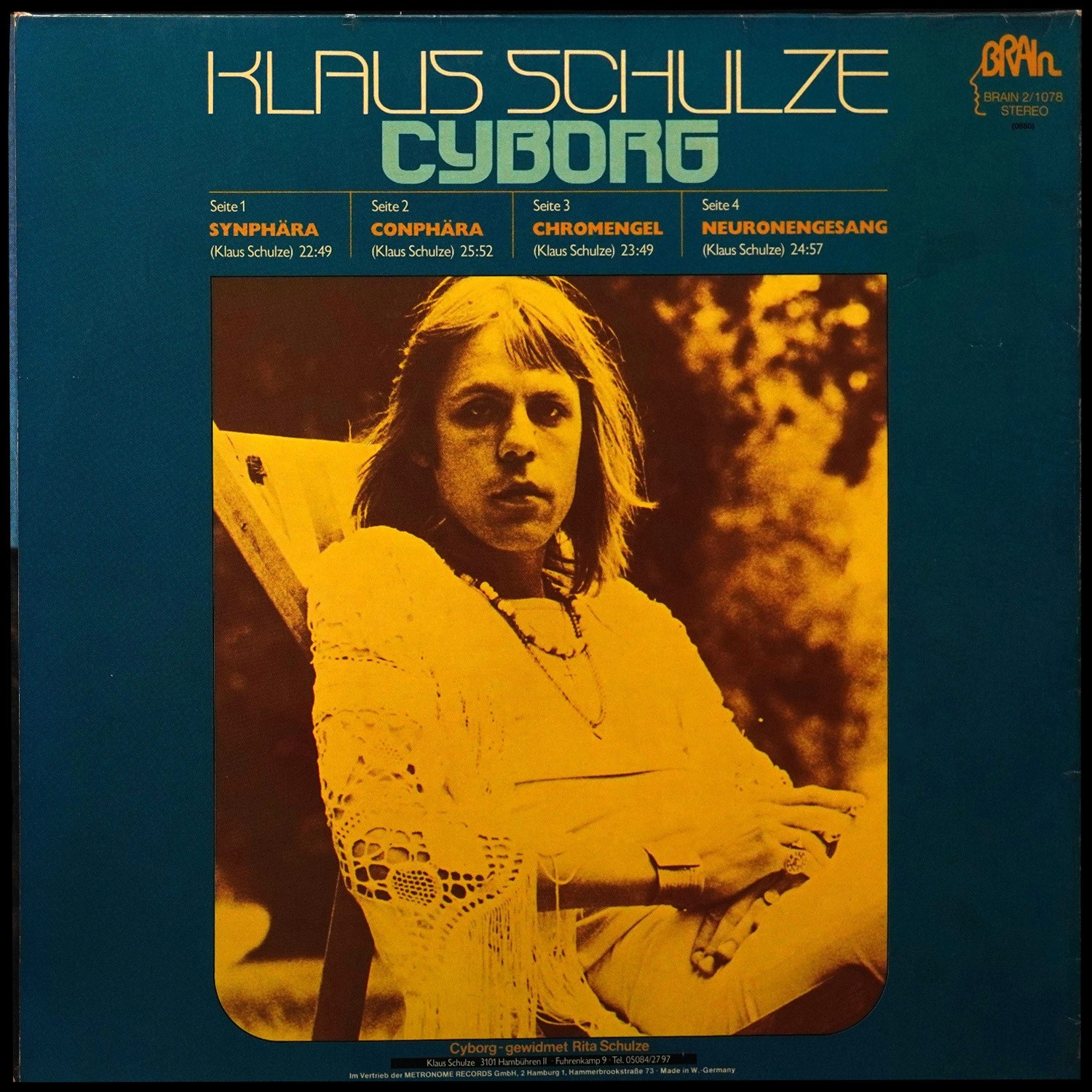 LP Klaus Schulze — Cyborg (2LP) фото 2