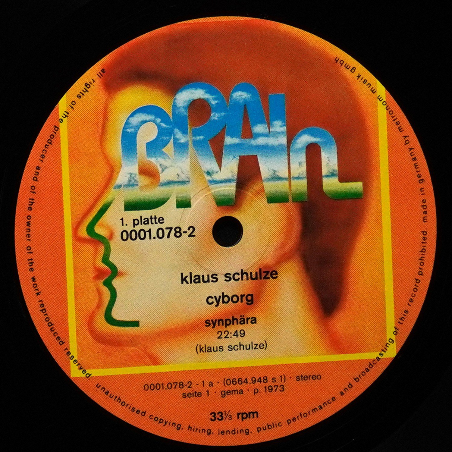 LP Klaus Schulze — Cyborg (2LP) фото 3