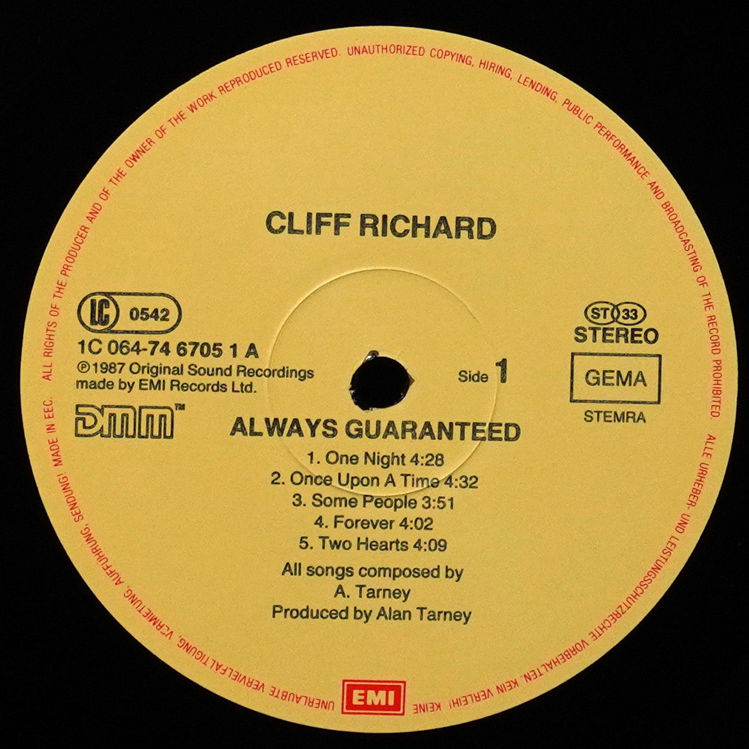 LP Cliff Richard — Always Guaranteed фото 2