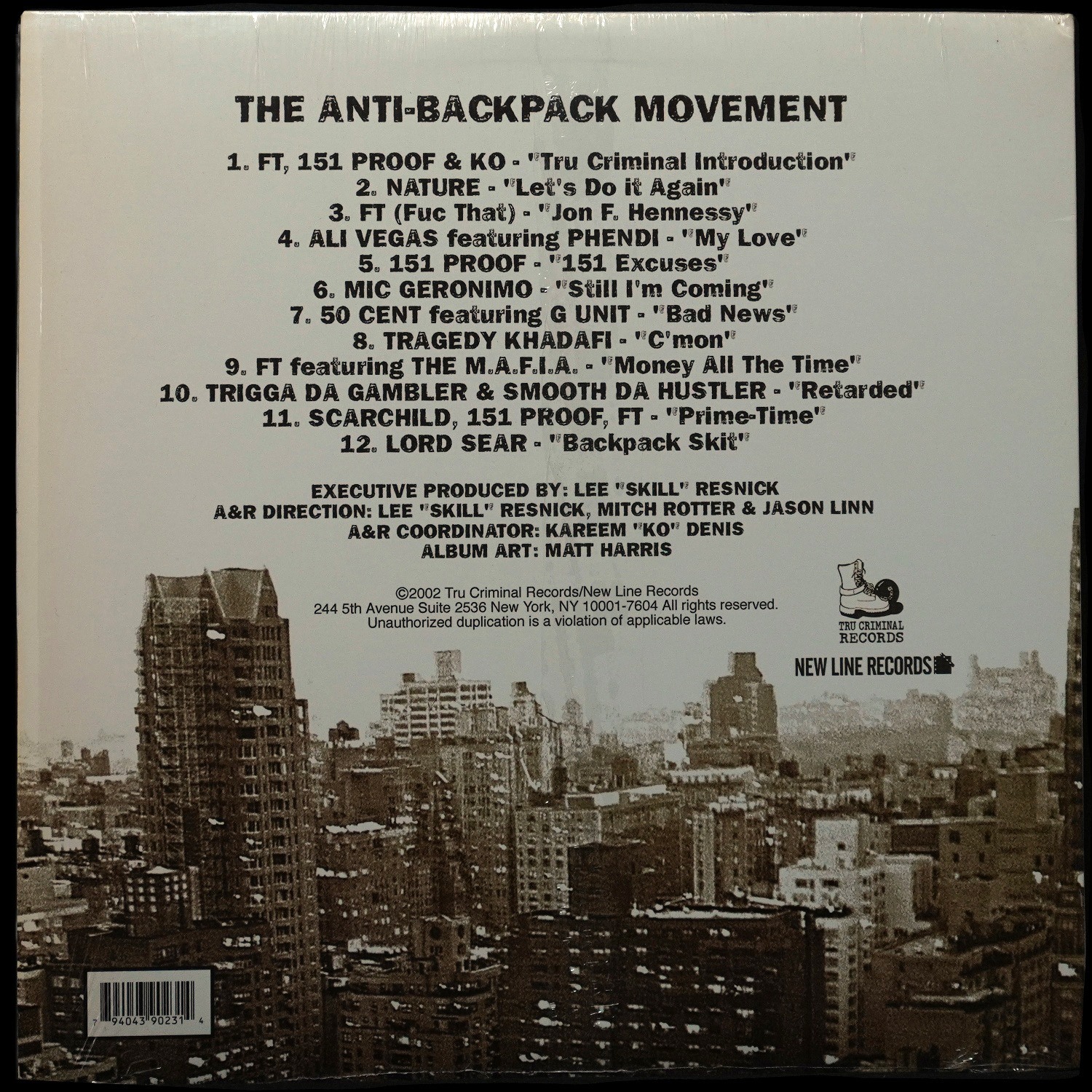 LP V/A — Anti Backpack Movement (2LP) фото 2