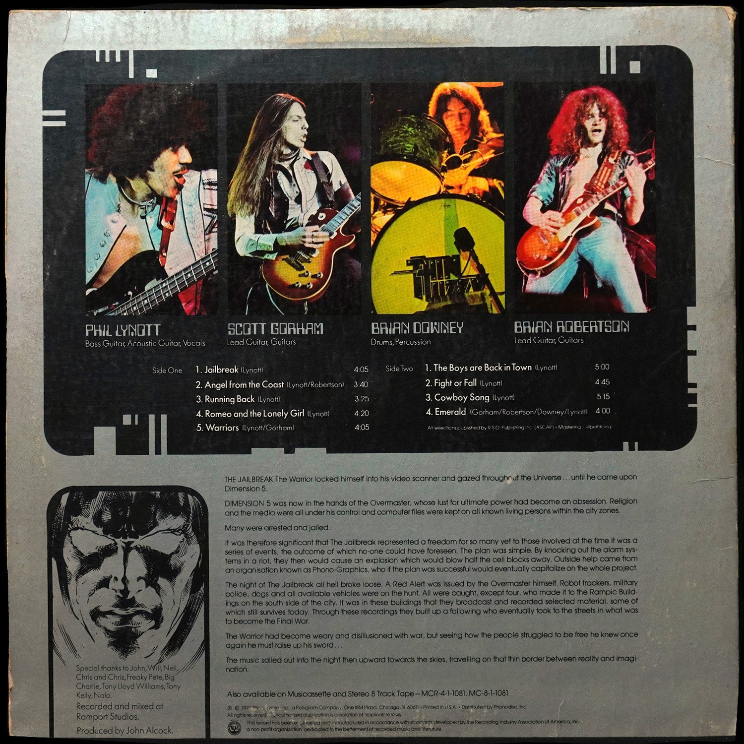 LP Thin Lizzy — Jailbreak фото 2