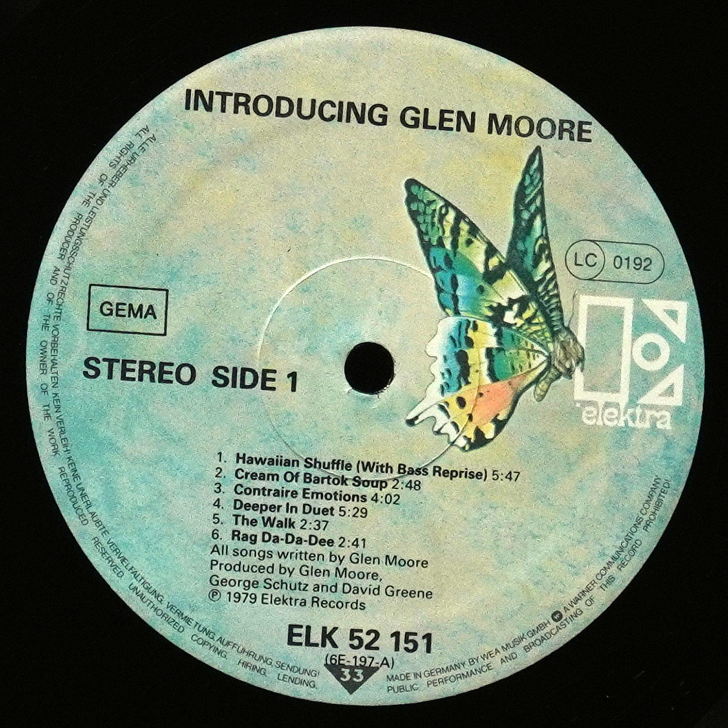 LP Glen Moore — Introducing фото 2