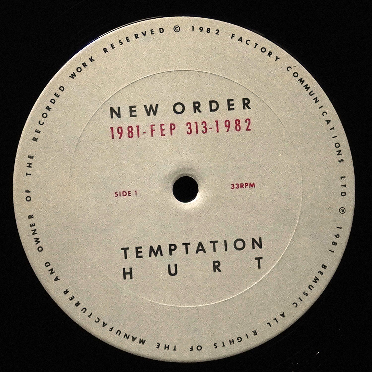 LP New Order — 1981-1982 (EP (мини-альбом)) фото 3