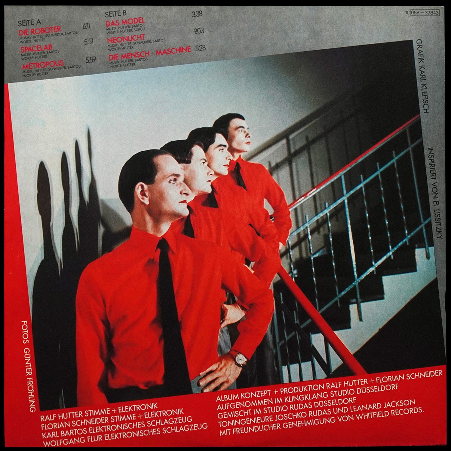 LP Kraftwerk — Die Mensch-Maschine фото 4