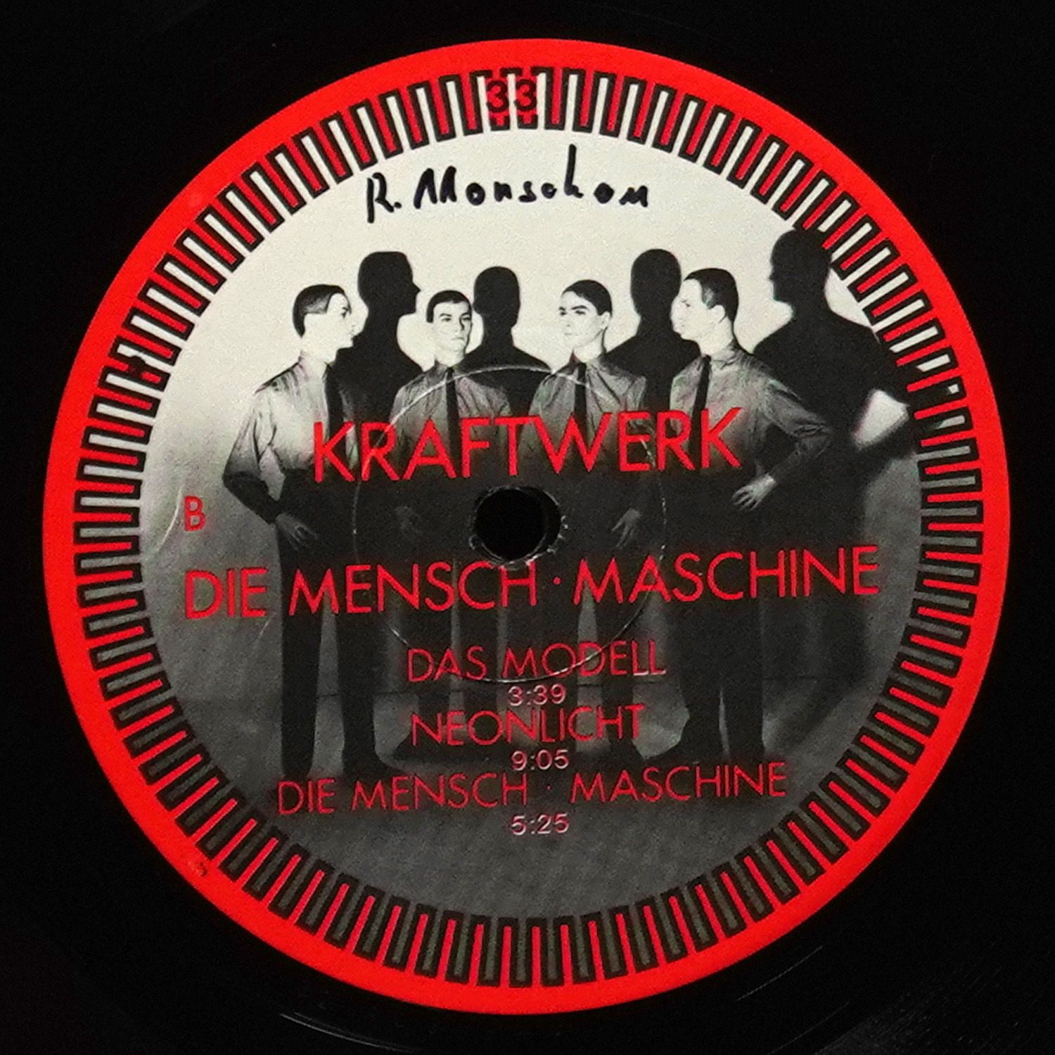 LP Kraftwerk — Die Mensch-Maschine фото 6