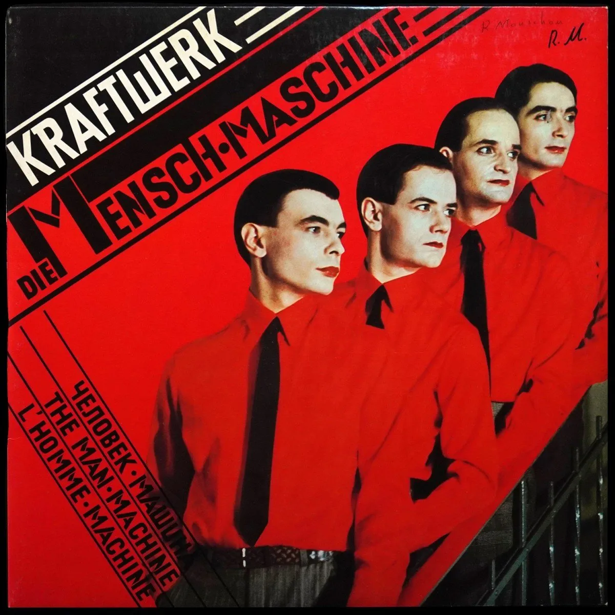 LP Kraftwerk — Die Mensch-Maschine фото