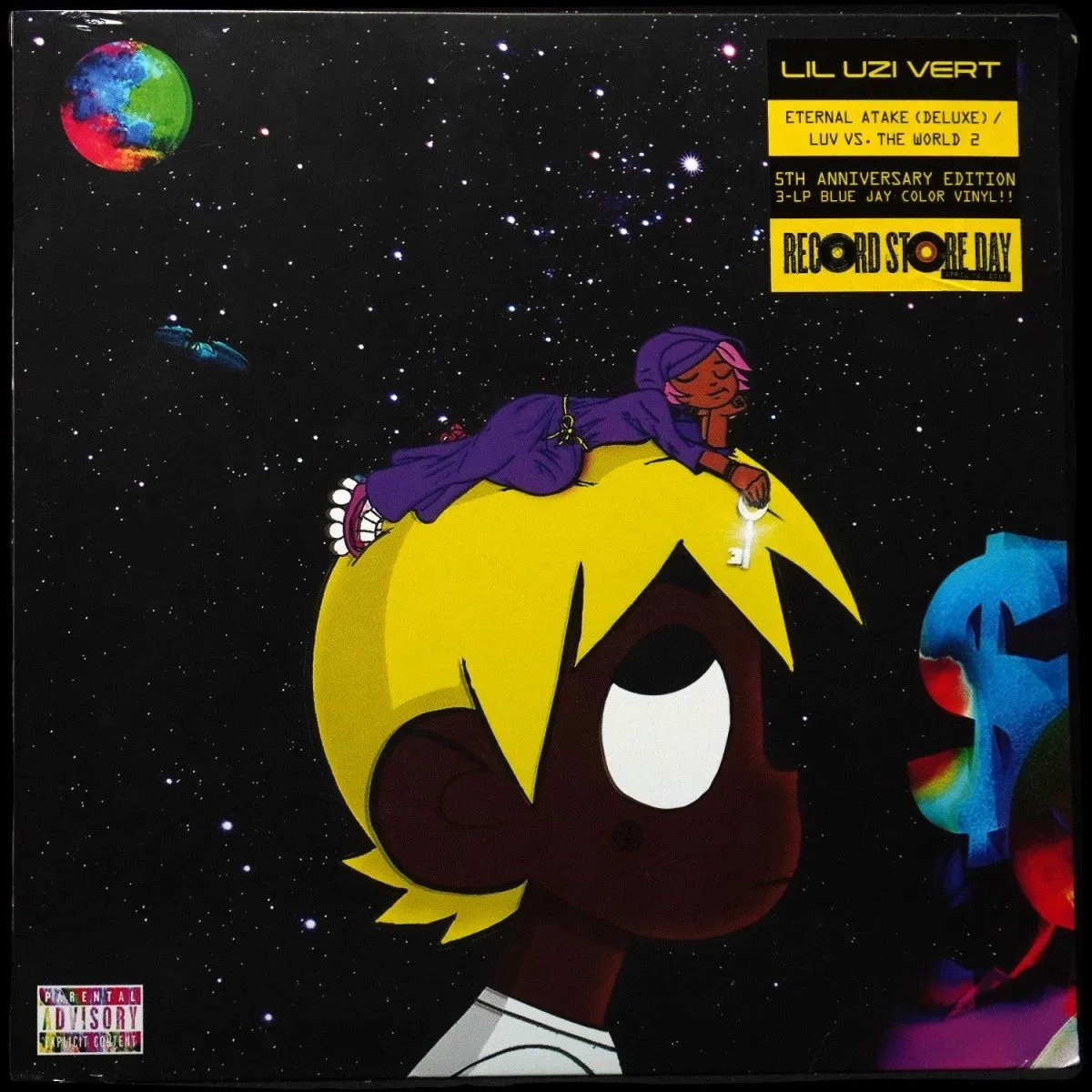LP Lil Uzi Vert — Eternal Atake (Deluxe) / LUV vs. The World 2 (цветной винил, 3LP) фото