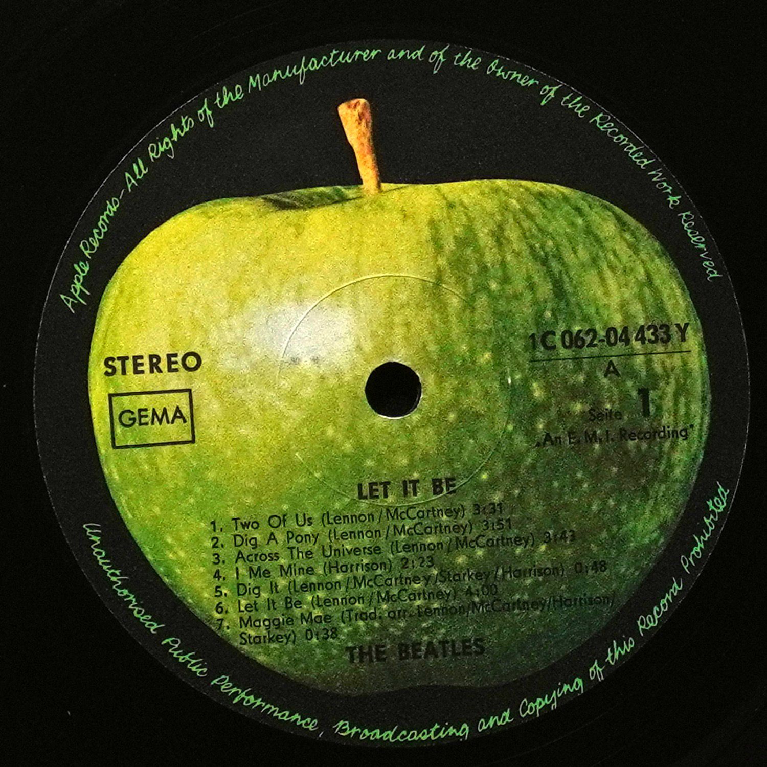 LP Beatles — Let It Be фото 3