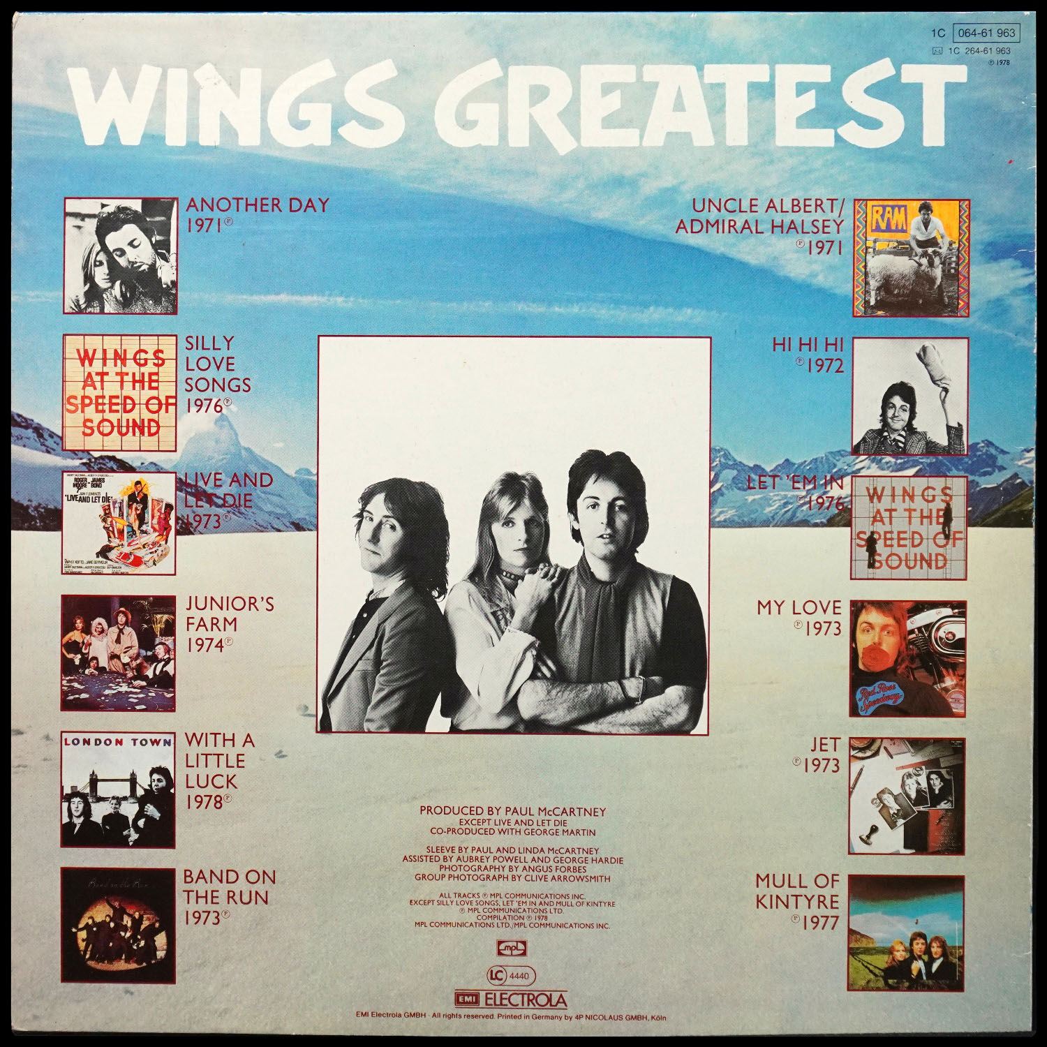 LP Wings — Wings Greatest фото 2