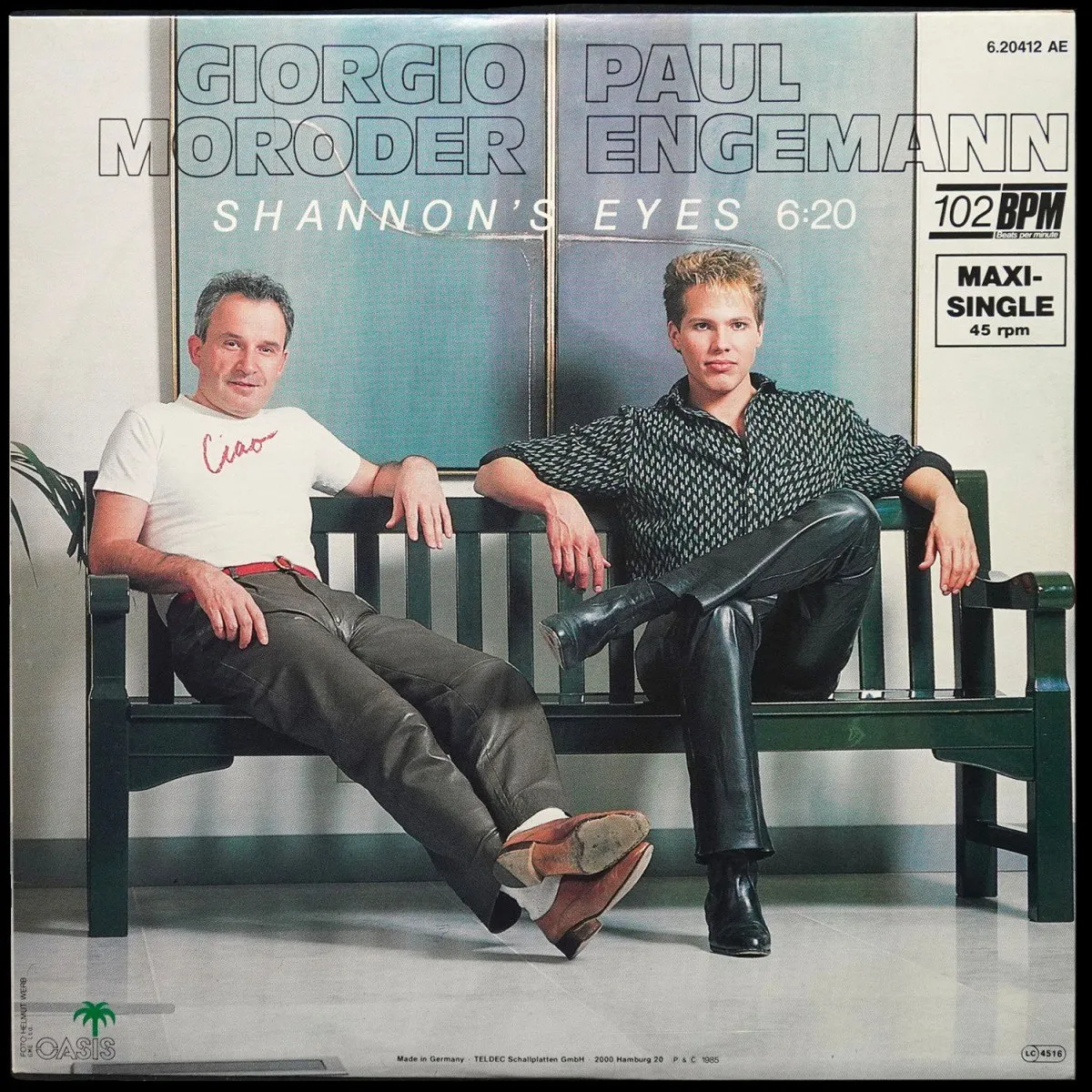 LP Giorgio Moroder — Shannon's Eyes (макси сингл, цветной винил) фото