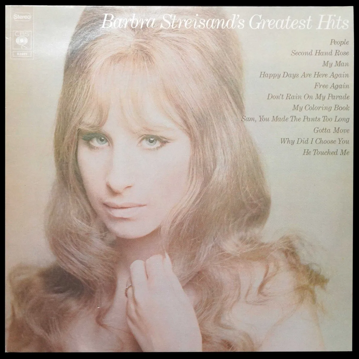 LP Barbra Streisand — Barbra Streisand's Greatest Hits фото