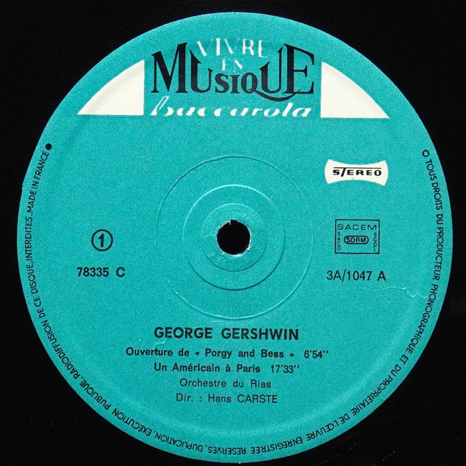 LP Lawrence Winters — Gershwin (2LP) фото 3