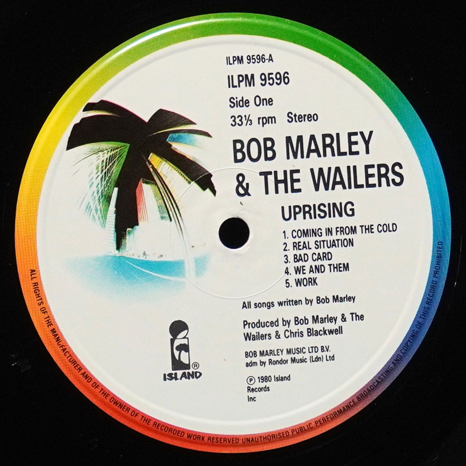 LP Bob Marley & The Wailers — Uprising фото 3