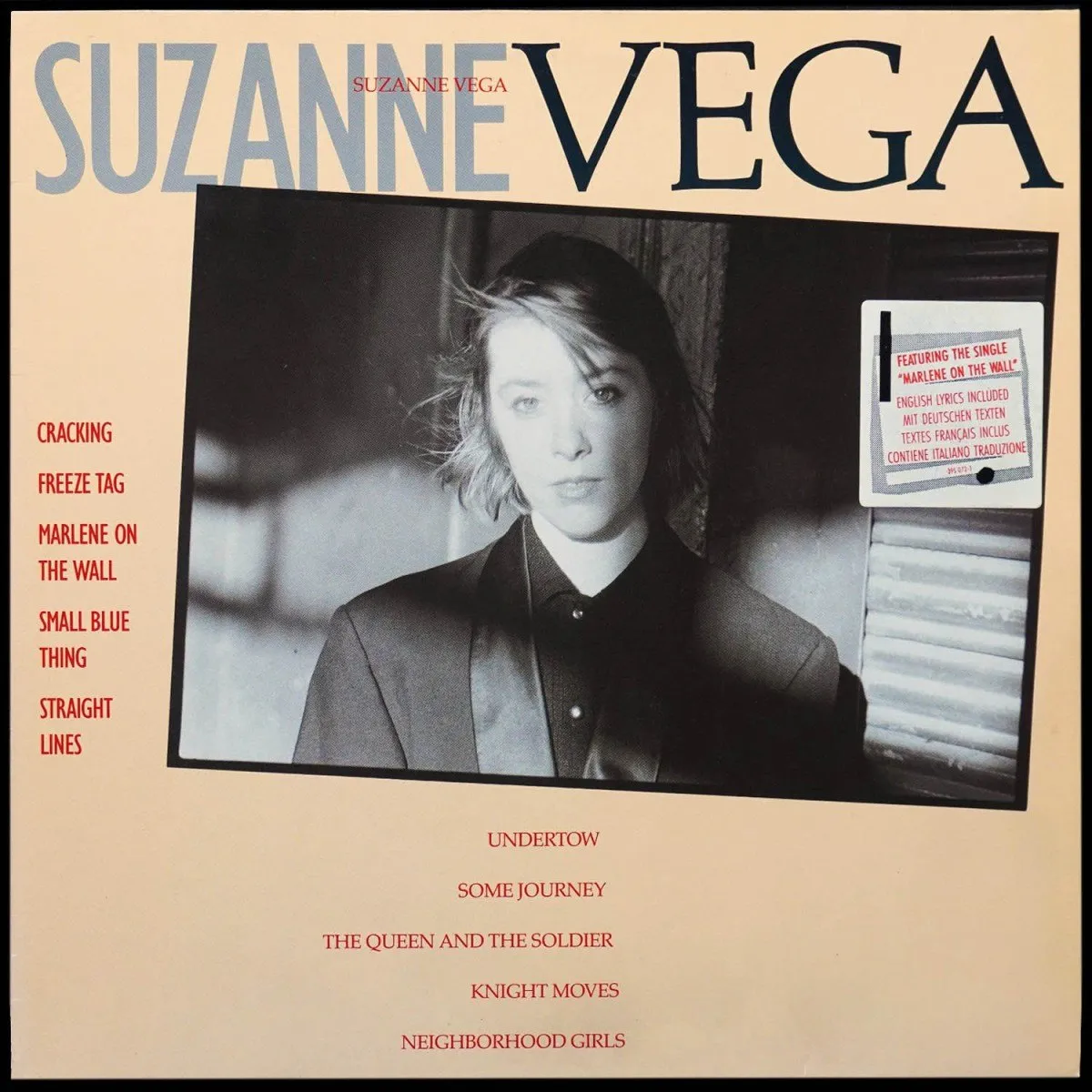 LP Suzanne Vega — Suzanne Vega фото