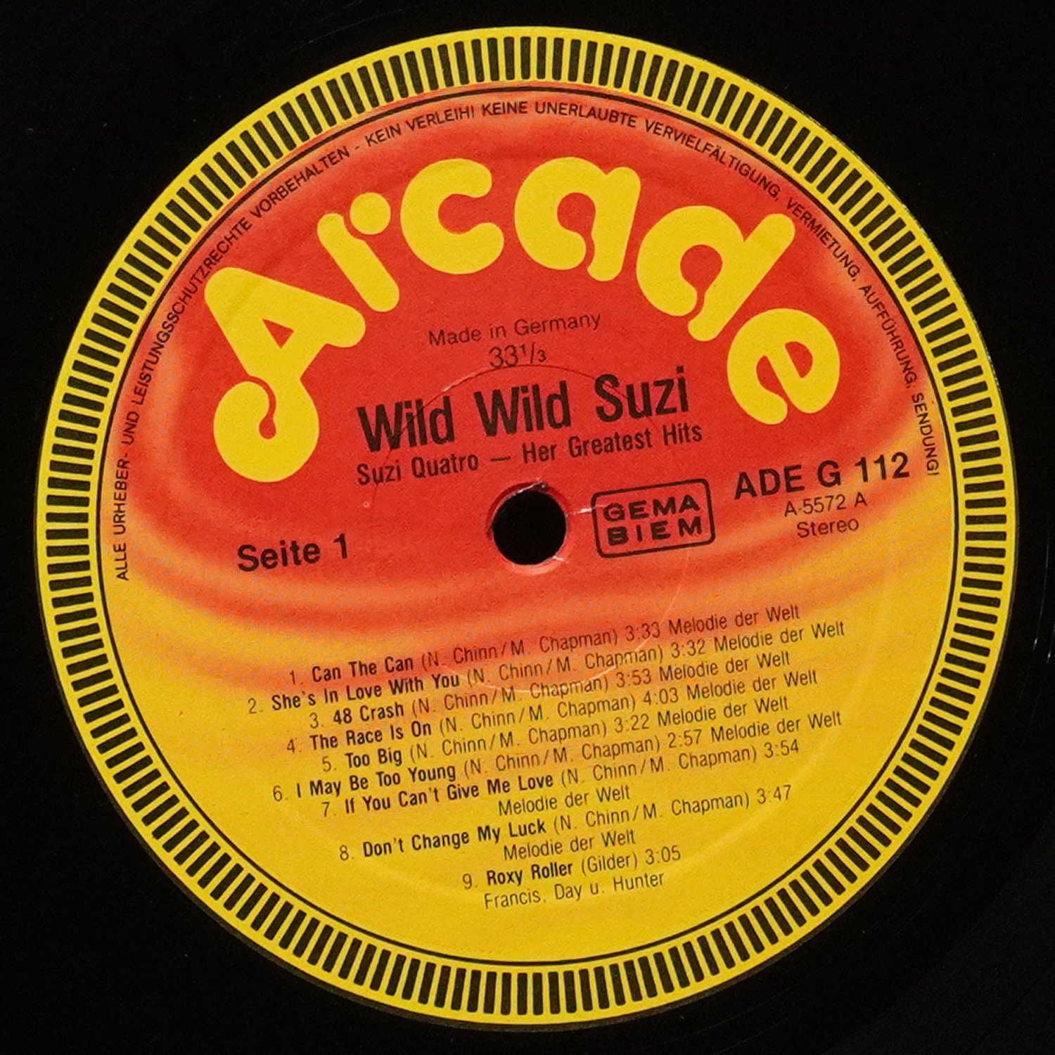 LP Suzi Quatro — Wild Wild Suzi фото 3