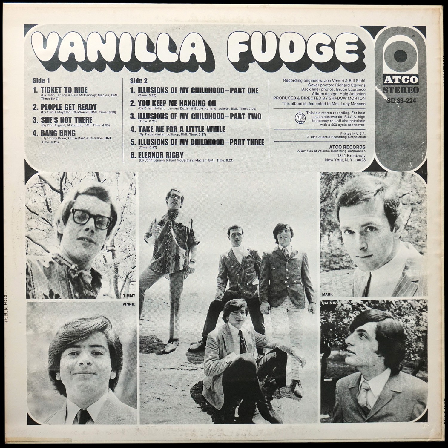 LP Vanilla Fudge — Vanilla Fudge фото 2