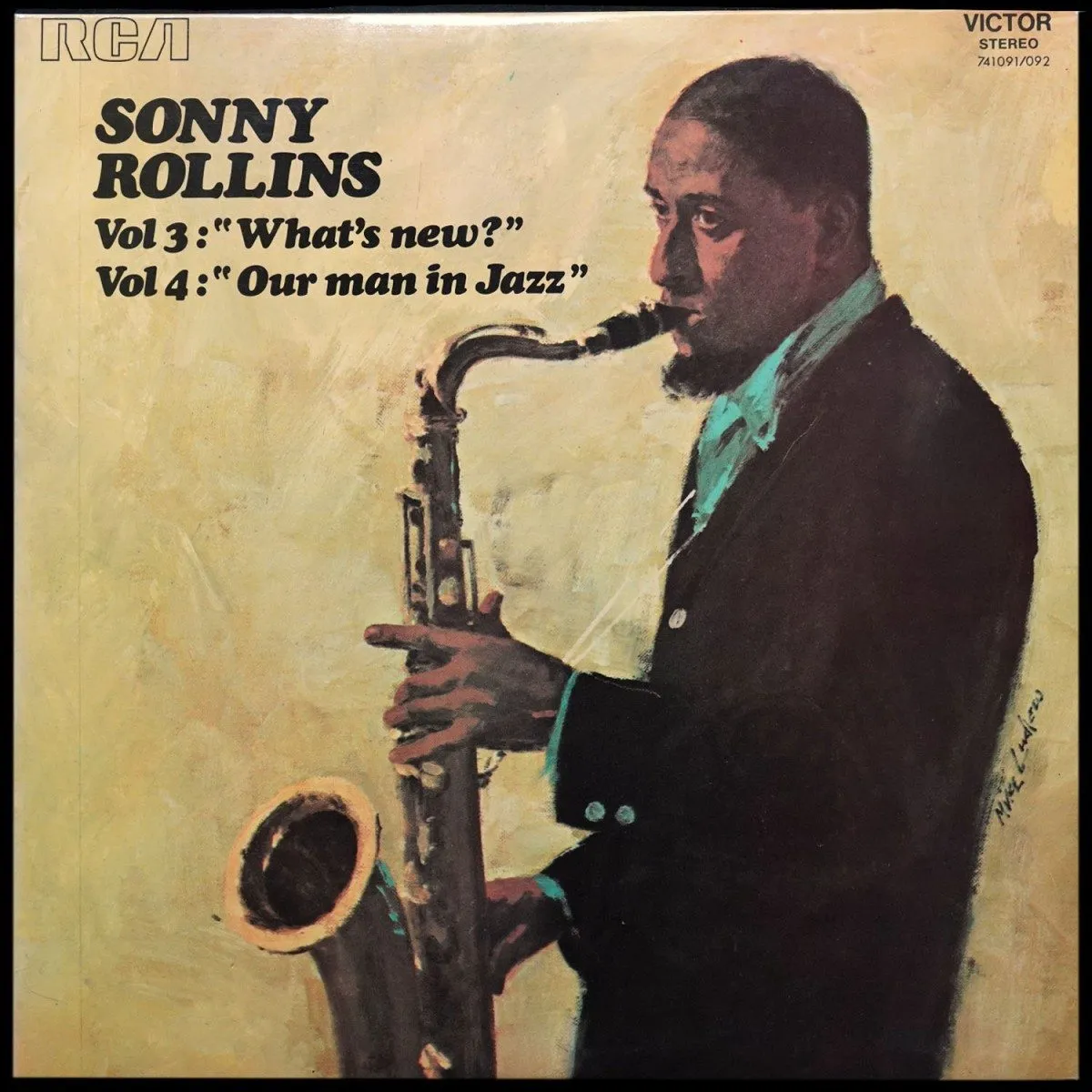 LP Sonny Rollins — Vol 3: What's New? / Vol 4: Our Man In Jazz (2LP) фото
