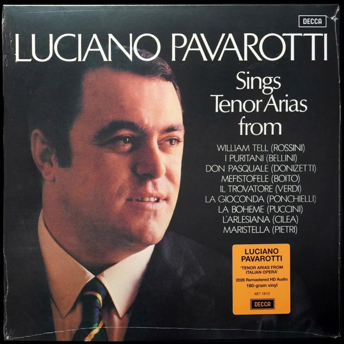 LP Luciano Pavarotti — Luciano Pavarotti Sings Tenor Arias фото