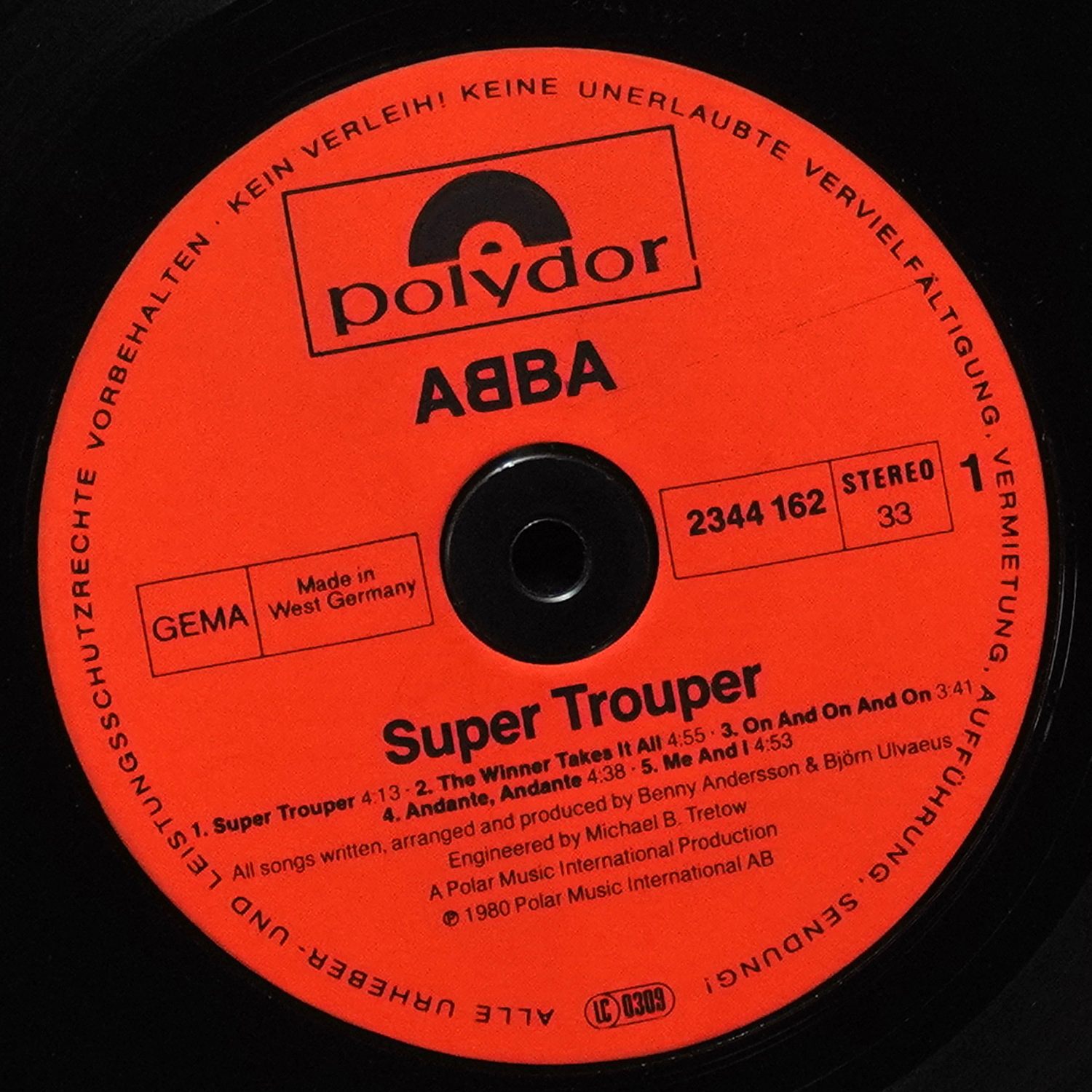 LP Abba — Super Trouper фото 3