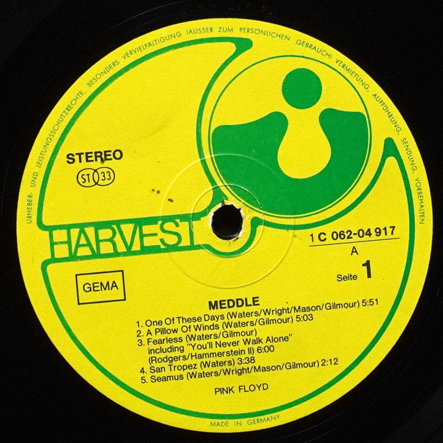 LP Pink Floyd — Meddle фото 3