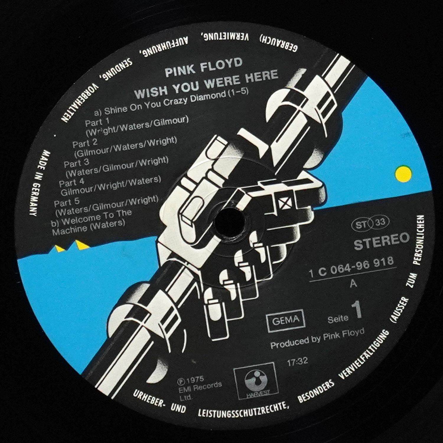 LP Pink Floyd — Wish You Were Here фото 3