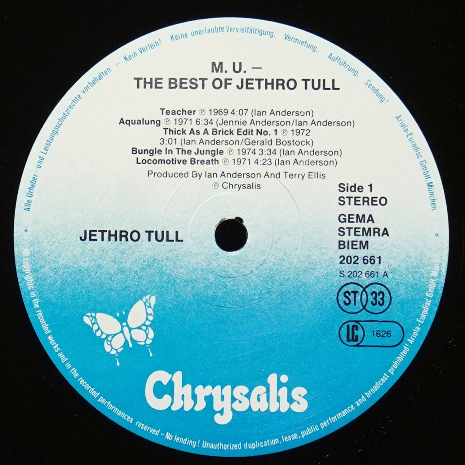 LP Jethro Tull — M.U. - The Best Of Jethro Tull фото 2